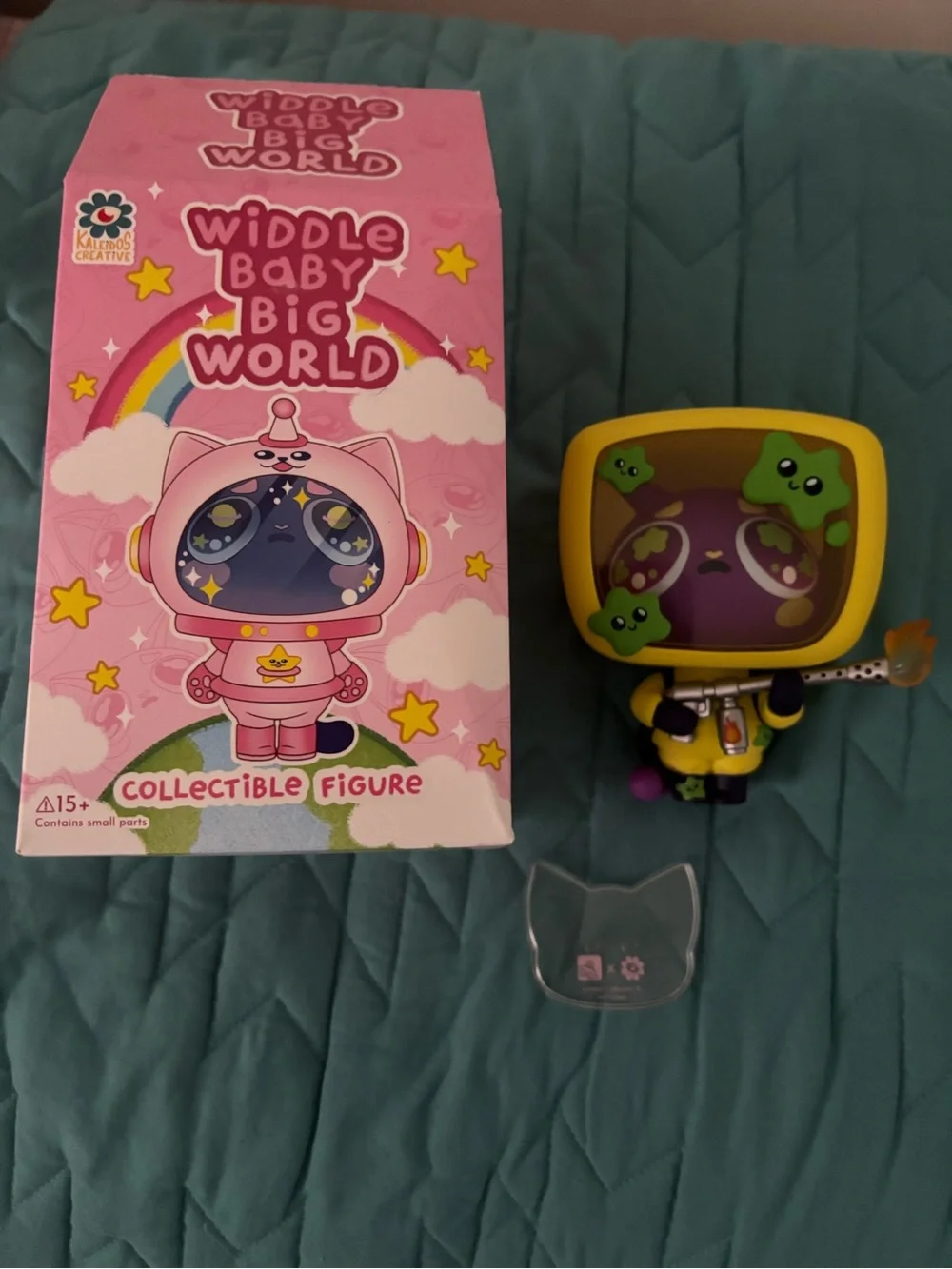 Yellow & Purple Collectible Figure by Kaleidos Creative
